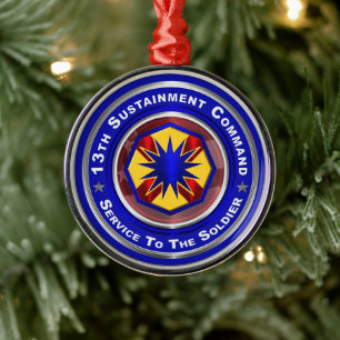 13th Sustainment Command Christmas Ornament