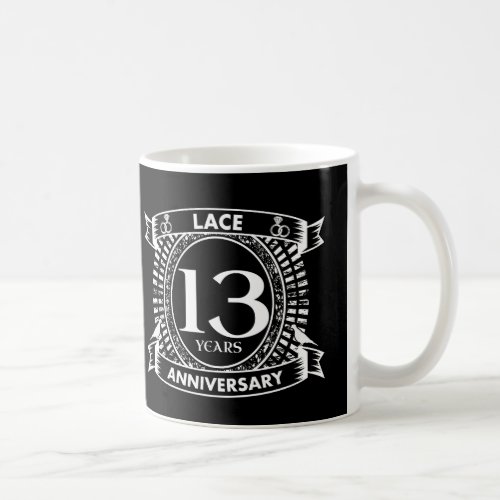 13TH wedding anniversary lace Coffee Mug