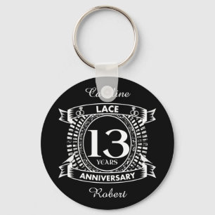 13TH wedding anniversary lace Keychain