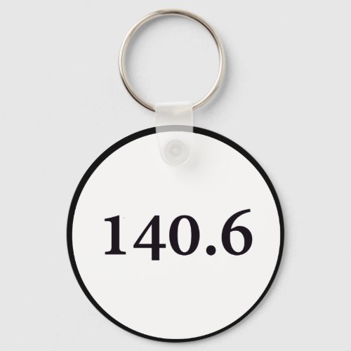 1406 circle keychain