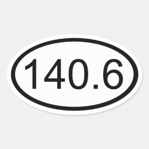 140.6 OVAL STICKER