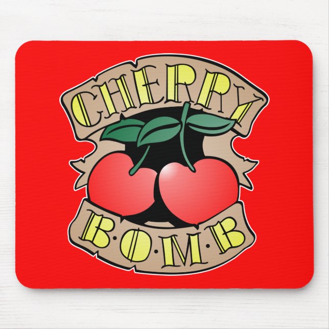 1413032011 Cherry Bomb Inverso (Rocker & Kustom) Mouse Pad (Front)