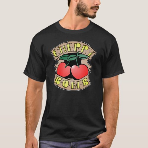 1413032011 Cherry Bomb Inverso Rocker  Kustom T_Shirt