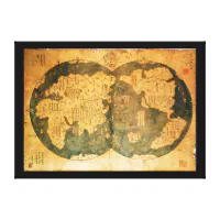 chinese world map of 1418