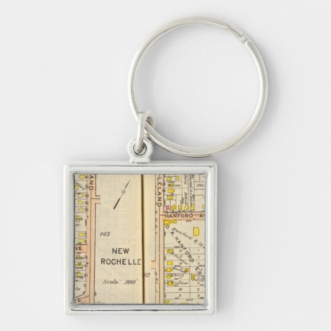 142143 New Rochelle Keychain (Front)