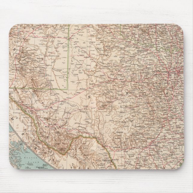14344 NM, Okla, Tex Mouse Pad (Front)