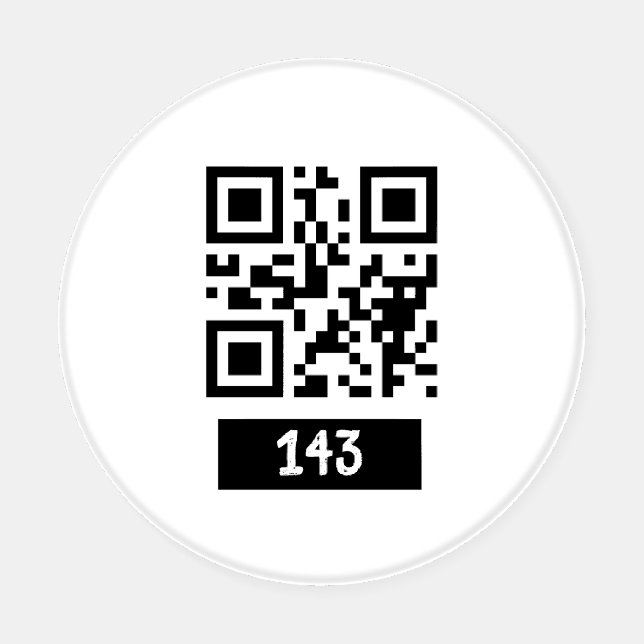 143 secret QR code message, decode it and say it Coaster Set (Single)