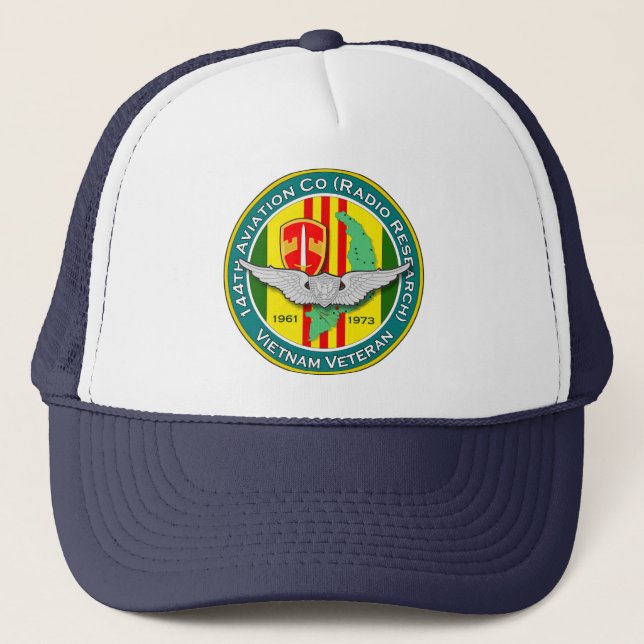 144th Avn Co RR 2 - ASA Vietnam Trucker Hat (Front)