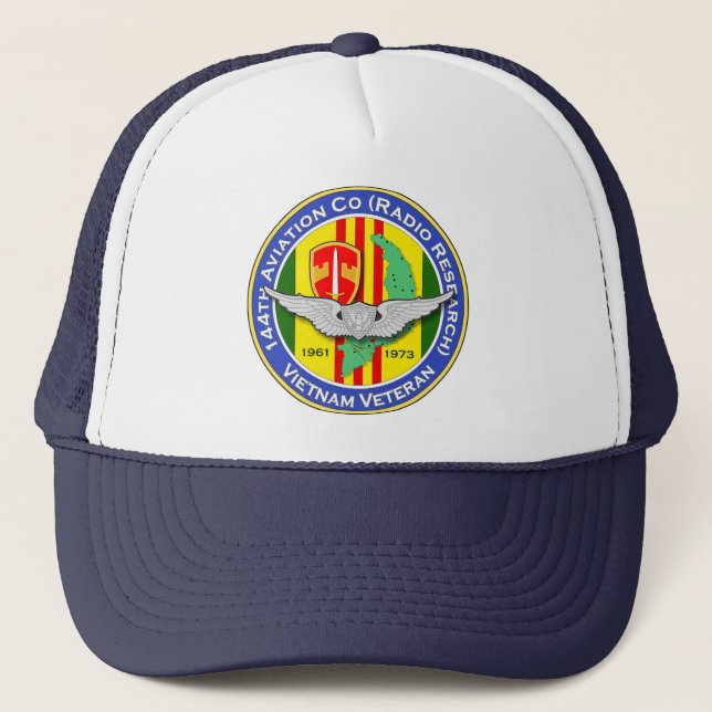 144th Avn Co RR 2b - ASA Vietnam Trucker Hat (Front)