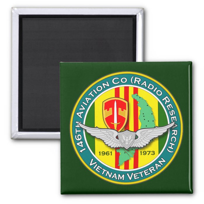 146th Avn Co RR 2   ASA Vietnam Fridge Magnet