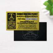 147th Zombie Task Force Hunting Permits (Desk)