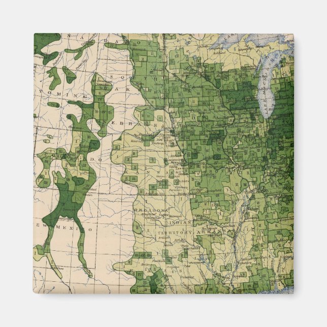 148 Sheep/sq mile Magnet (Front)