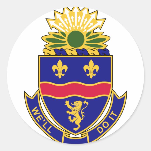 148th Infantry Regiment - We'll Do It Classic Round Sticker (Front)
