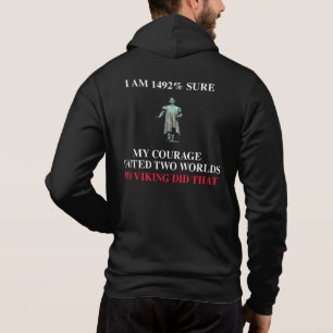 1492% Hoddie with zipper Hoodie