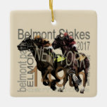 149th Belmont Stakes Thoroughbred Horse Racing Ceramic Ornament at Zazzle