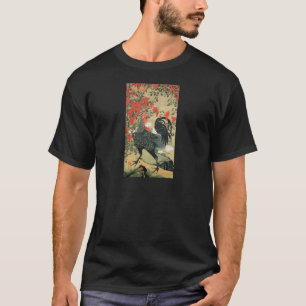 14. 南天雄鶏図, 若冲 Red Nuts and Rooster, Jakuchu T-Shirt