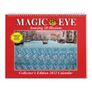 14 1/4"w USA Magic Eye 2022 Wall Calendar 14 1/4"w USA Magic Eye 2022 Wall Calendar