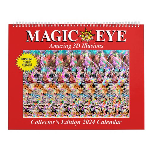 1425 wide 2024 USA Magic Eye Calendar