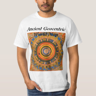 $14.95 Ancient Geocentric World Map T-Shirt