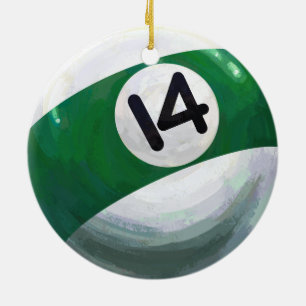 14 Ball Ceramic Ornament