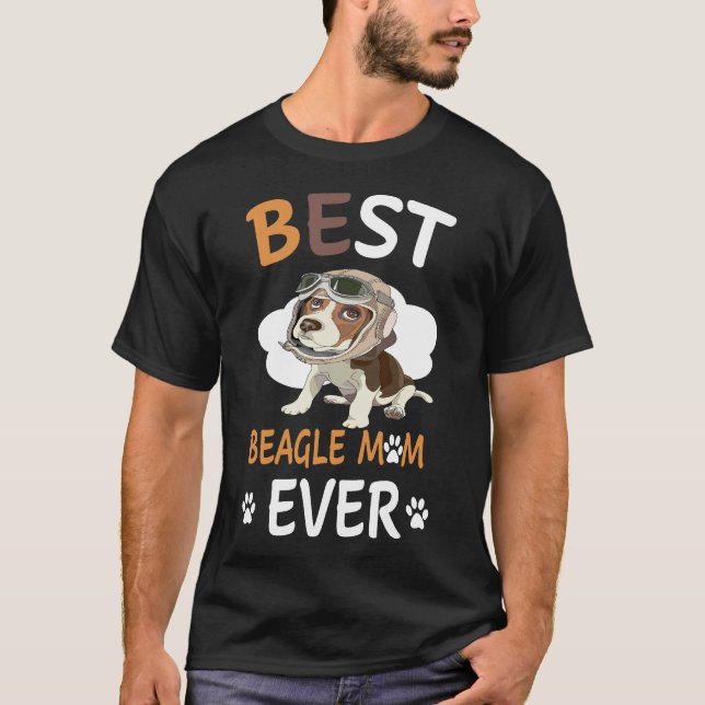 14 Best Beagle Mom Ever T-Shirt (Front)