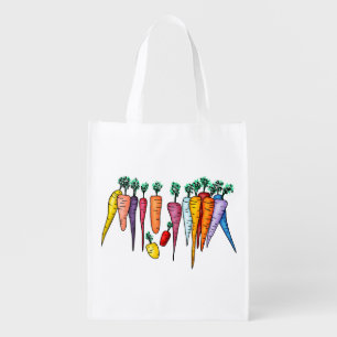 14 Carrot Art Grocery Bag
