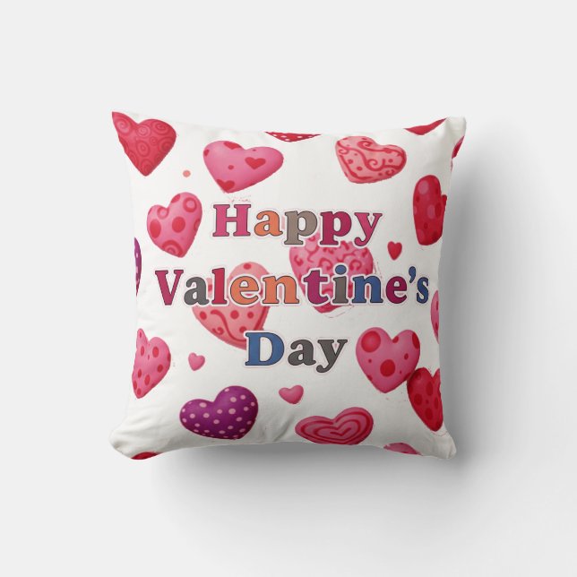 14 FEBRUARY THROW PILLOW (Front)