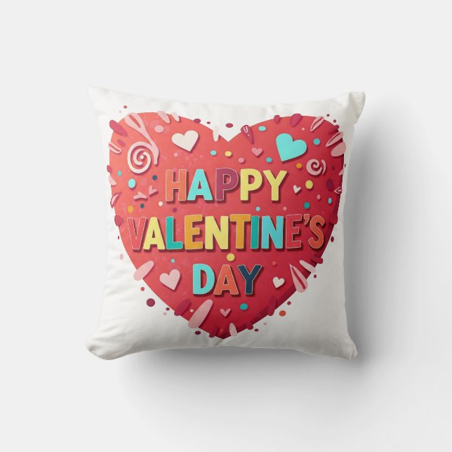 14 FEBRUARY THROW PILLOW (Front)