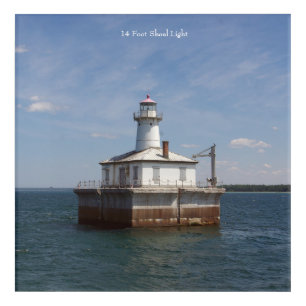 14 Foot Shoal Light acrylic wall art