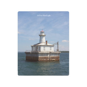 14 Foot Shoal Light metal wall art