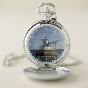 14 Foot Shoal Light Pocket Watch