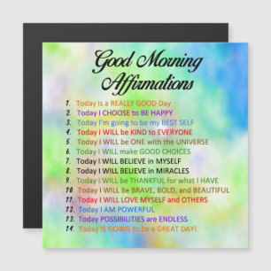 14 Good Morning Affirmations Magnetic Invitation