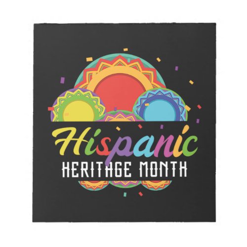 14National Hispanic heritage Month all countries Notepad
