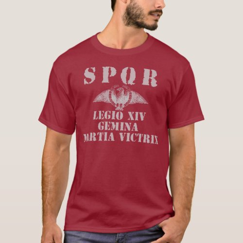 14 Nero 14th Mars Victorious Roman Legion T_shirt