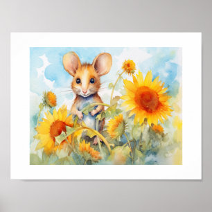 14 of 17 Sunflower Garden Miceville Poster