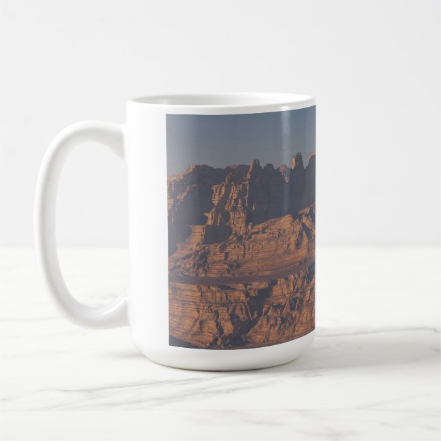 14 oz mug with "Peggy's Lookout" image (Left)