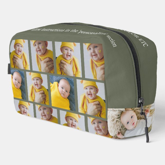 14 Photo Collage Template Make Your Own Fun Dopp Kit (Right Corner)