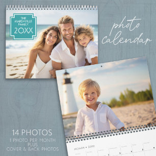 14 Photo Full Coverage - Add your photos Calendar
