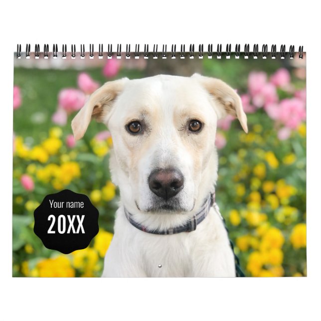 14 Photo Full Coverage - Modern Personalized  Calendar (Cover)