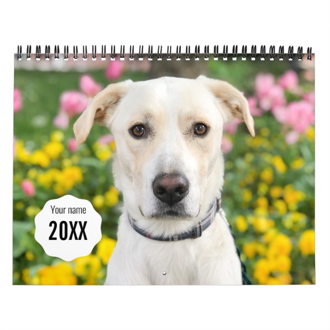 14 Photo Full Coverage - Modern Personalized  Calendar (Cover)