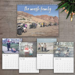 14 Photo Full Coverage - One Photo Per Month Calendar<br><div class="desc">Add your favorite photos to make a modern photography calendar. Each month includes room for a full photo. There is also a space on the front and the back to customize with more pictures.</div>