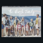14 Photo Full Coverage Pics Minimal Design Family Calendar<br><div class="desc">Add your favorite photos to make a modern photography calendar. Each month includes room for a full photo. There is also a space on the front and the back to customize with more pictures. Each month includes a large photo -- horizontal photos work best for this design. If you need...</div>