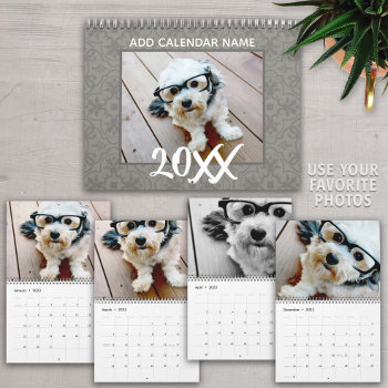 14 Photo - Photos Cover Entire Page On Custom Calendar by MarshEnterprises at Zazzle
