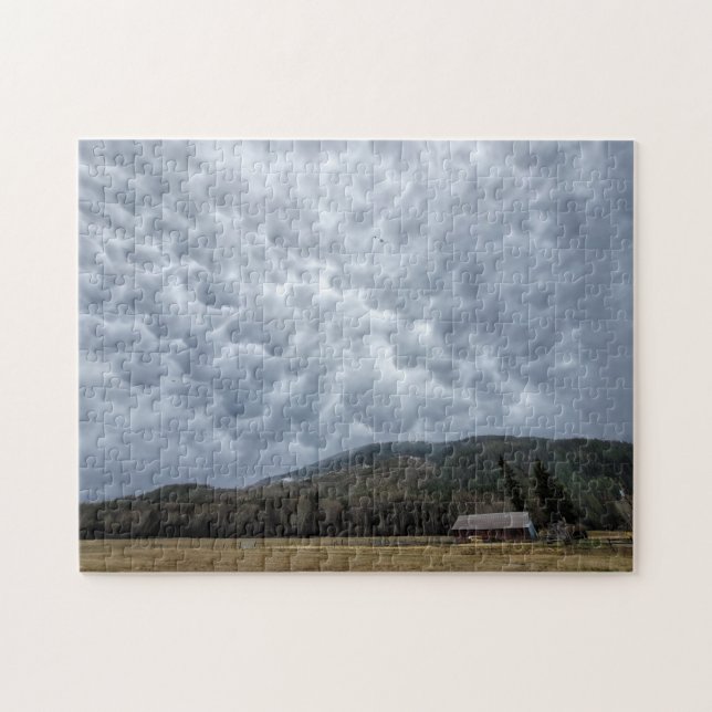 14”x11” Puzzle 252 pc || Cedar Mt Mammatus (Horizontal)