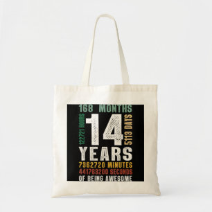 14 Year Of Being Awesome 14th Birthday Gift Boys G Tote Bag