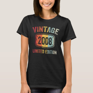 14 Years Old Vintage 2008 14th Birthday T-Shirt