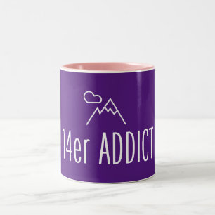 14er Addict Two-Tone Coffee Mug