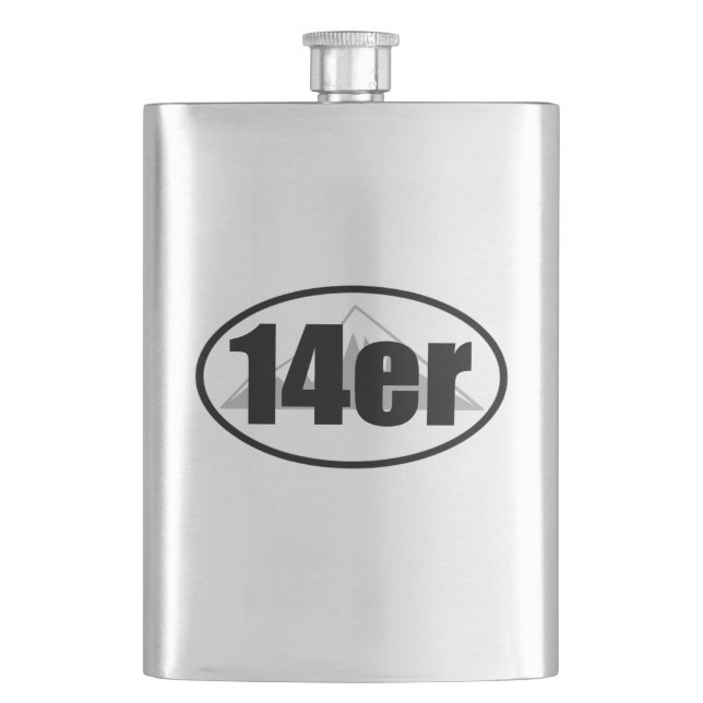 14er hip flask (Front)