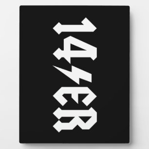 14er plaque