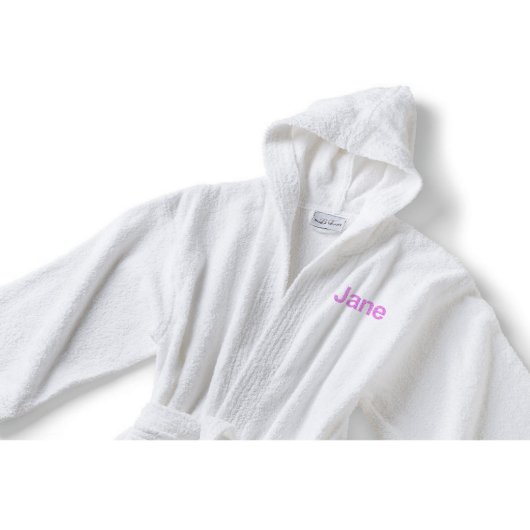 14oz. Cotton Terry Hotel Quality Hooded Bathrobe (Top)